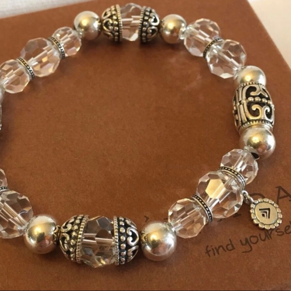 Silpada Glass Bead Sterling Silver Bracelet B2413 - Picture 11 of 15